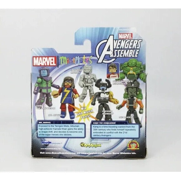 Marvel Minimates Walgreens Exclusive Ms. Marvel & Kang The Conqueror - Picture 3 of 6